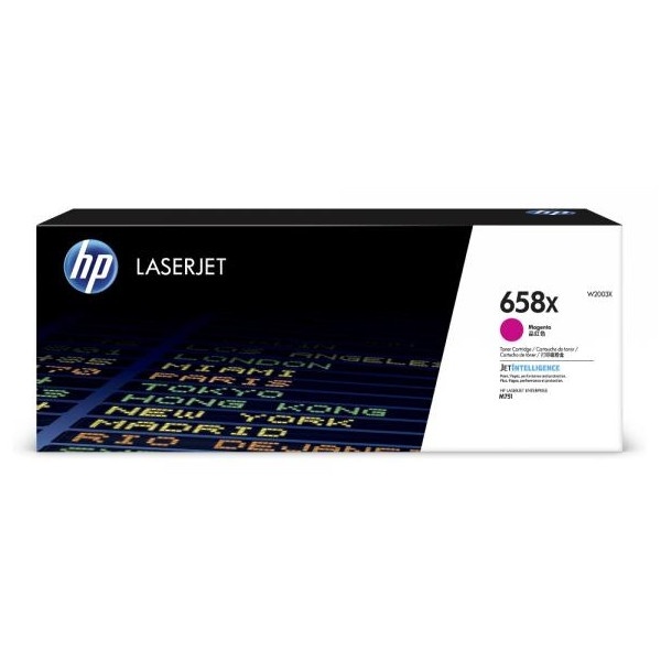 HP 정품토너 NO.658X W2003X 빨강 (M751d/28000매)