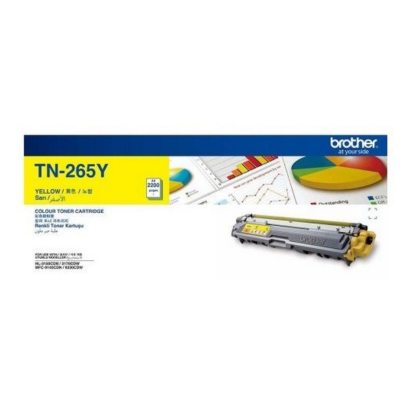 Brother 정품토너 TN-265Y 노랑 (HL-3150CDN/2200매)