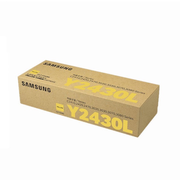 삼성 정품토너 CLT-Y2430L 노랑 (SL-C2420DW/3500매)