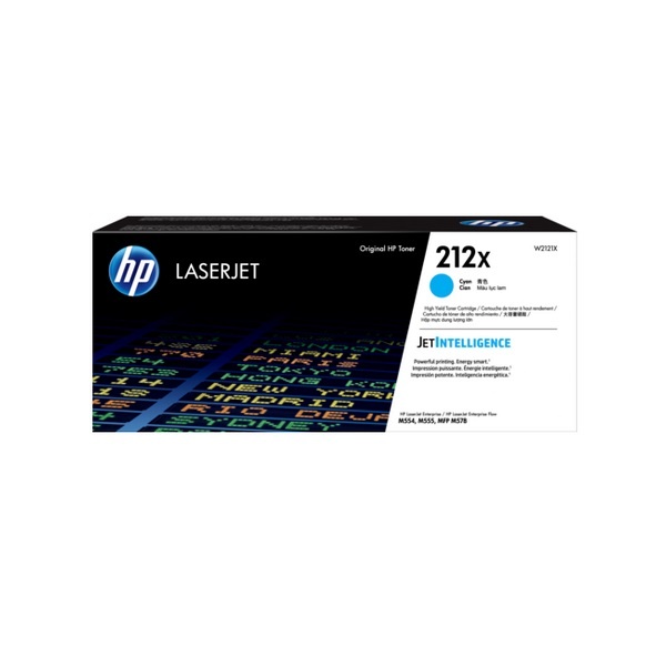 HP 정품토너 NO.212X W2121X 파랑 (M554DN/10000매)