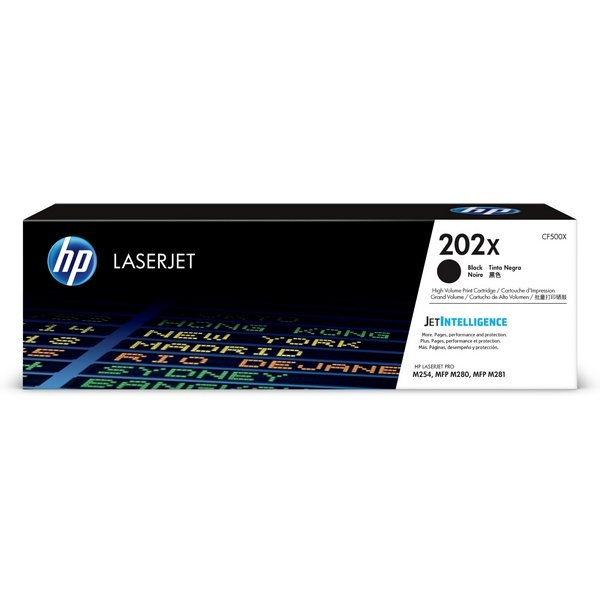 HP 정품토너 No.202X CF500X 검정 (M280nw/3200매)