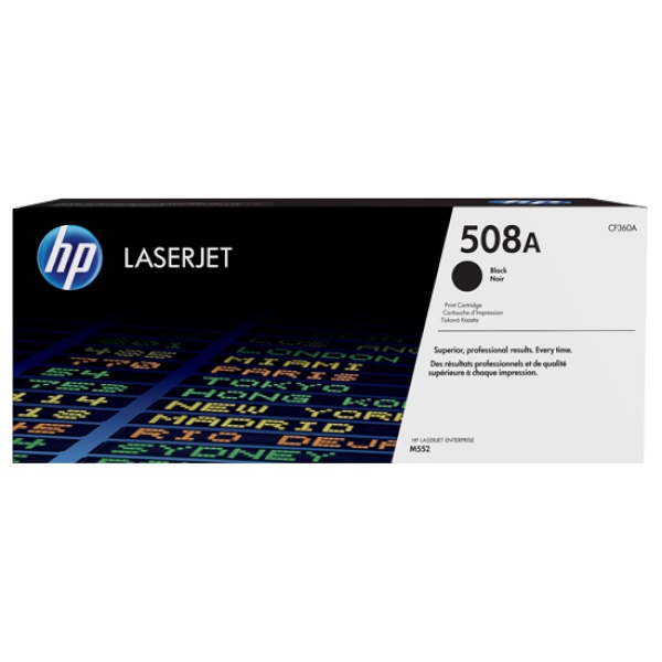 HP 정품토너 No.508A CF360A 검정 (M552dn/6000매)
